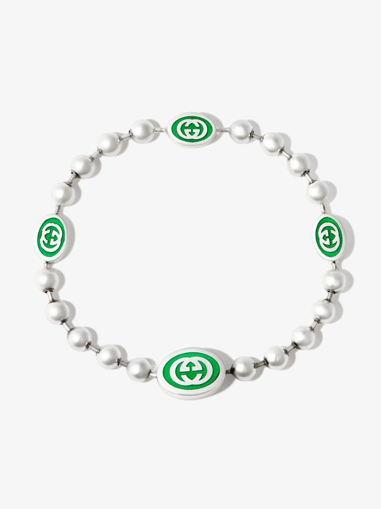 Sterling Silver Interlocking G Bracelet