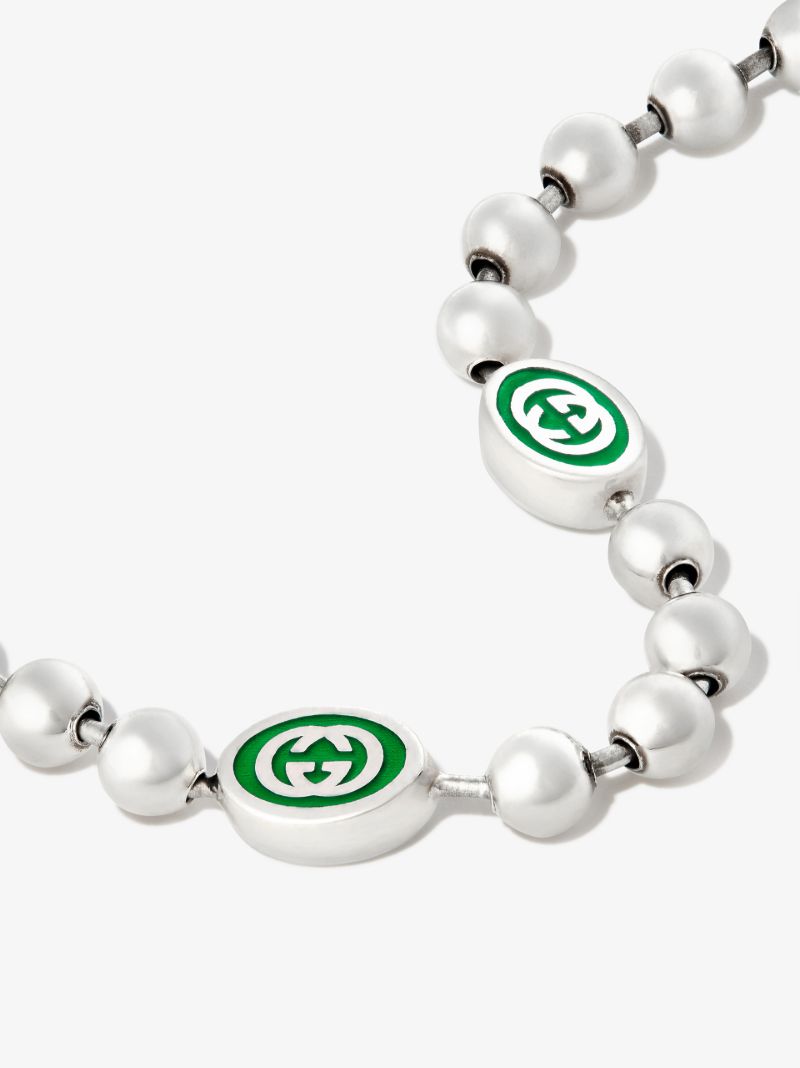 Sterling Silver Interlocking G Bracelet
