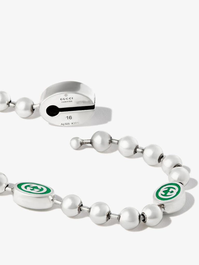 Sterling Silver Interlocking G Bracelet