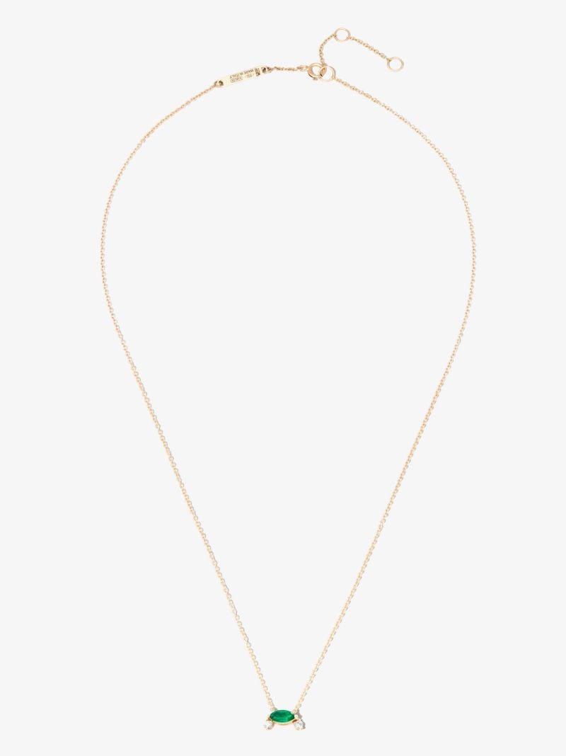 18k Yellow Gold Dancing Diamonds Necklace