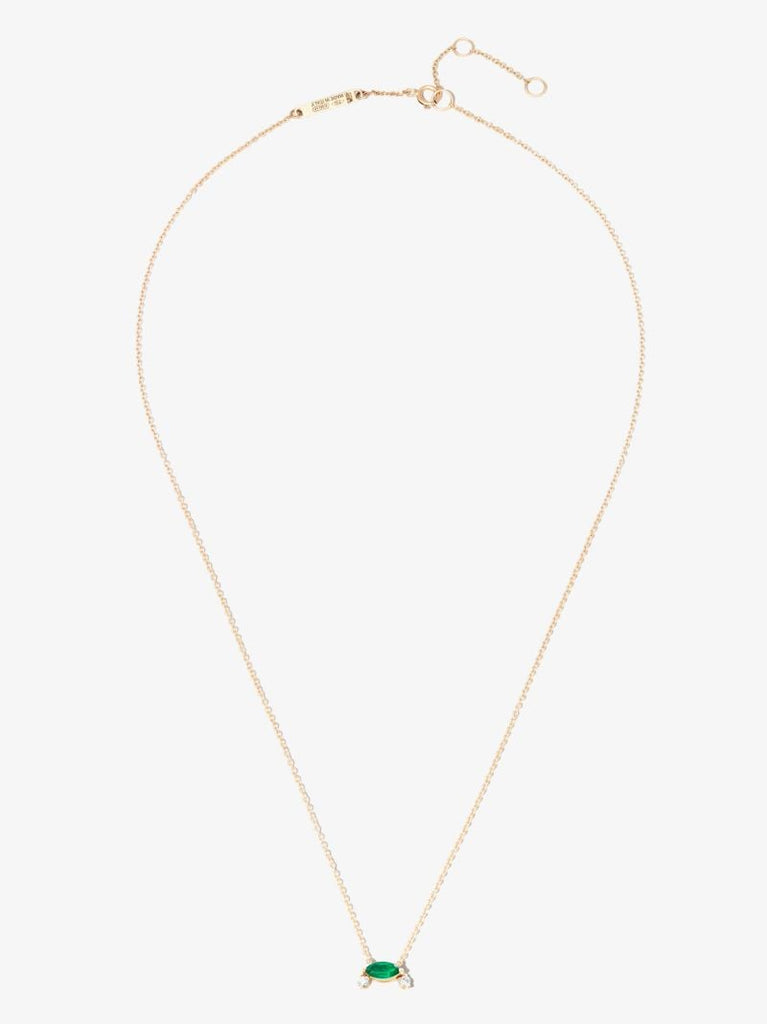 18k Yellow Gold Dancing Diamonds Necklace