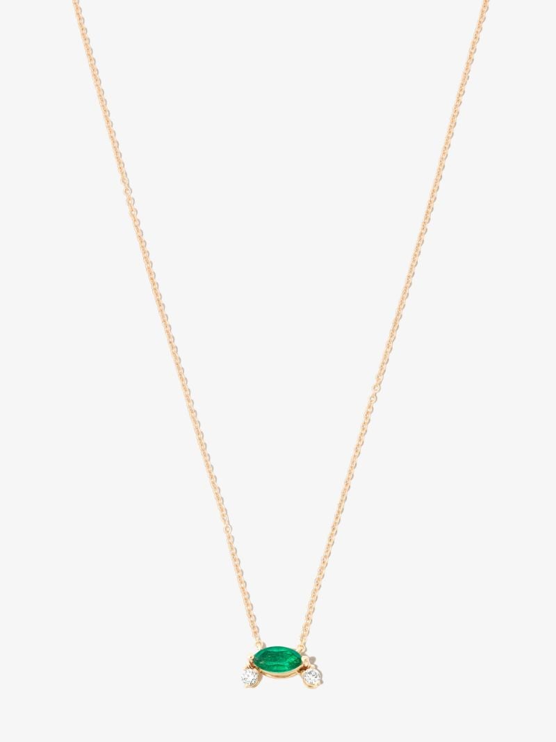 18k Yellow Gold Dancing Diamonds Necklace