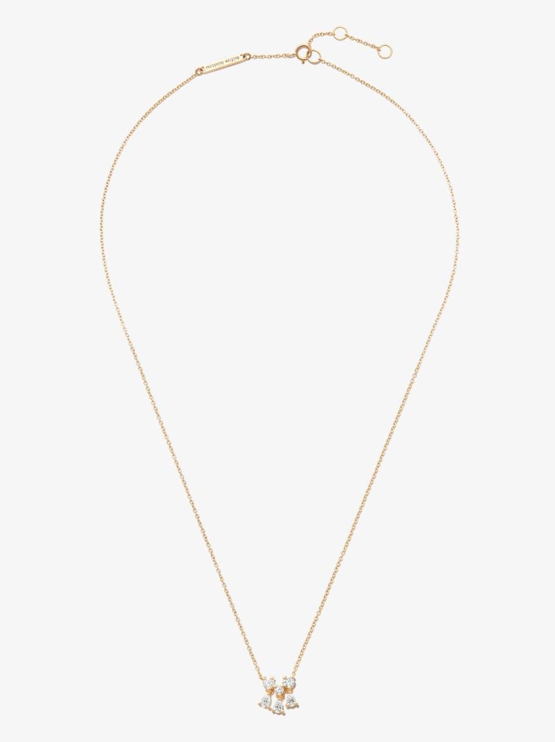 18k Yellow Gold Dancing Diamonds Necklace