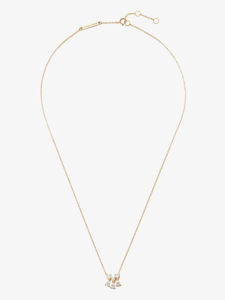 18k Yellow Gold Dancing Diamonds Necklace