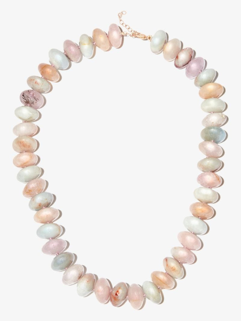 14k Yellow Gold Oracle Xl Morganite Necklace