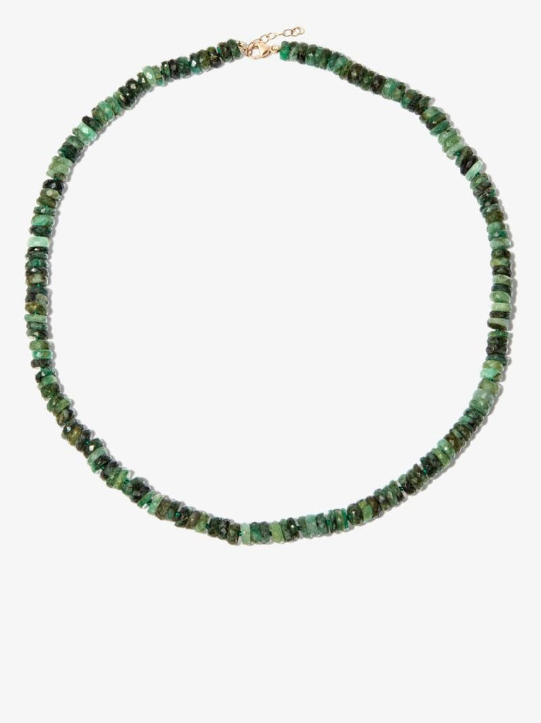 14k Yellow Gold Atlas Emerald Necklace