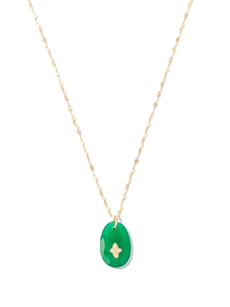 9k GaÃ_x0083_Â¯a No.1 Onyx Diamond Necklace