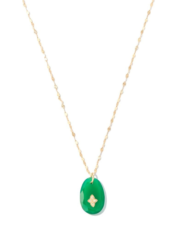 9k GaÃ_x0083_Â¯a No.1 Onyx Diamond Necklace