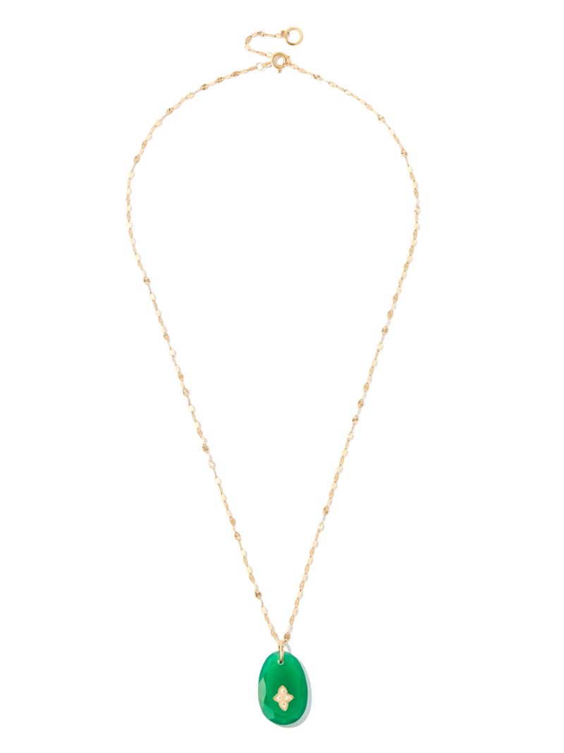 9k GaÃ_x0083_Â¯a No.1 Onyx Diamond Necklace
