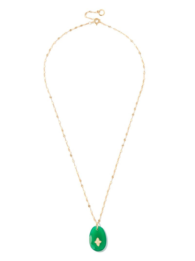 9k GaÃ_x0083_Â¯a No.1 Onyx Diamond Necklace