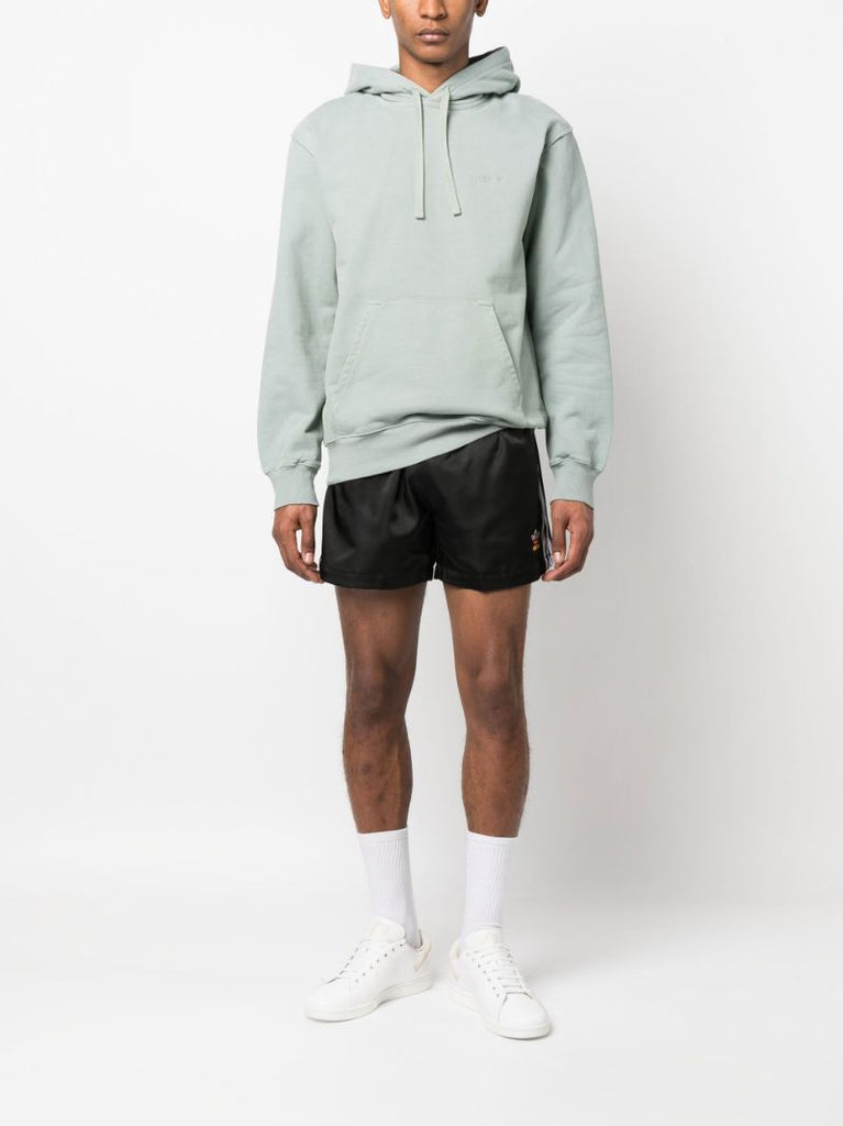 X Fb Black Nations Striped Running Shorts