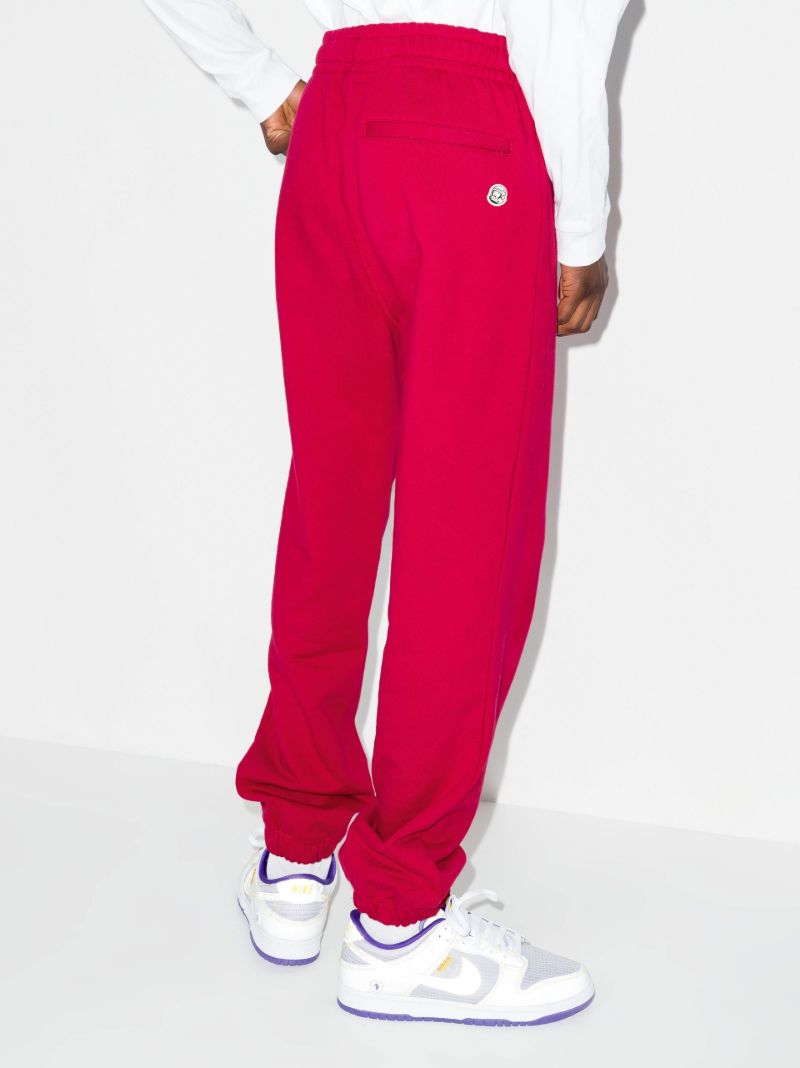 Red Paradise Logo Cotton Track Pants