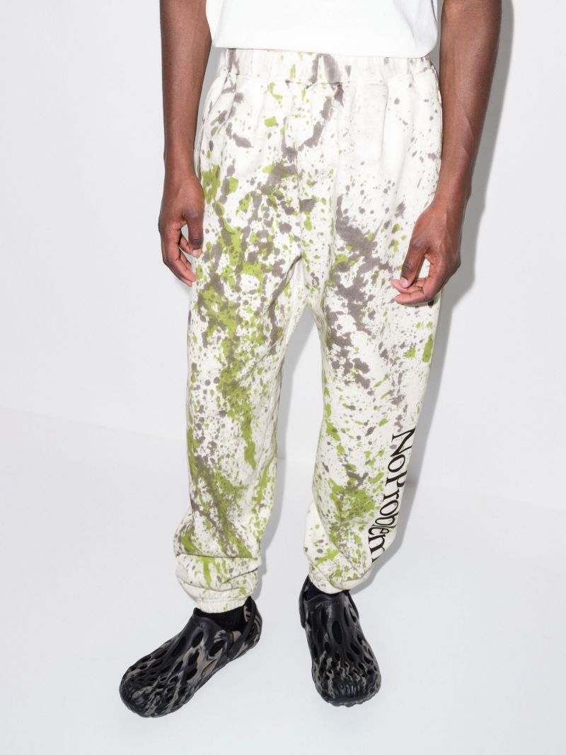 No Problemo Paint Splatter Cotton Track Pants