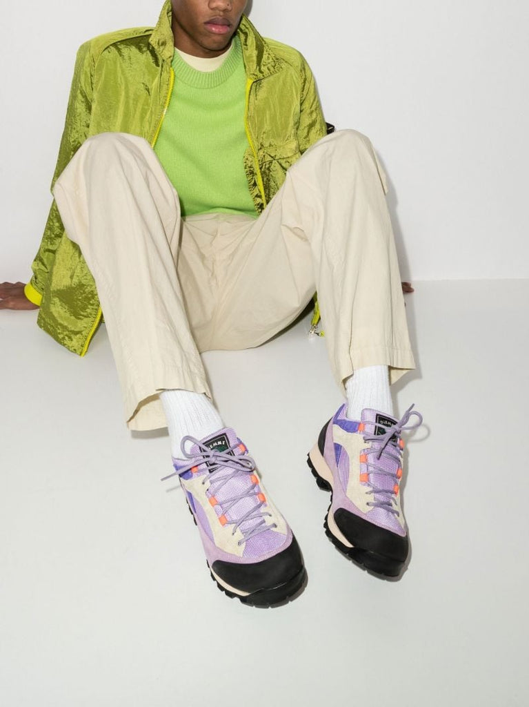Purple Grappa Hiker Low Top Suede Sneakers