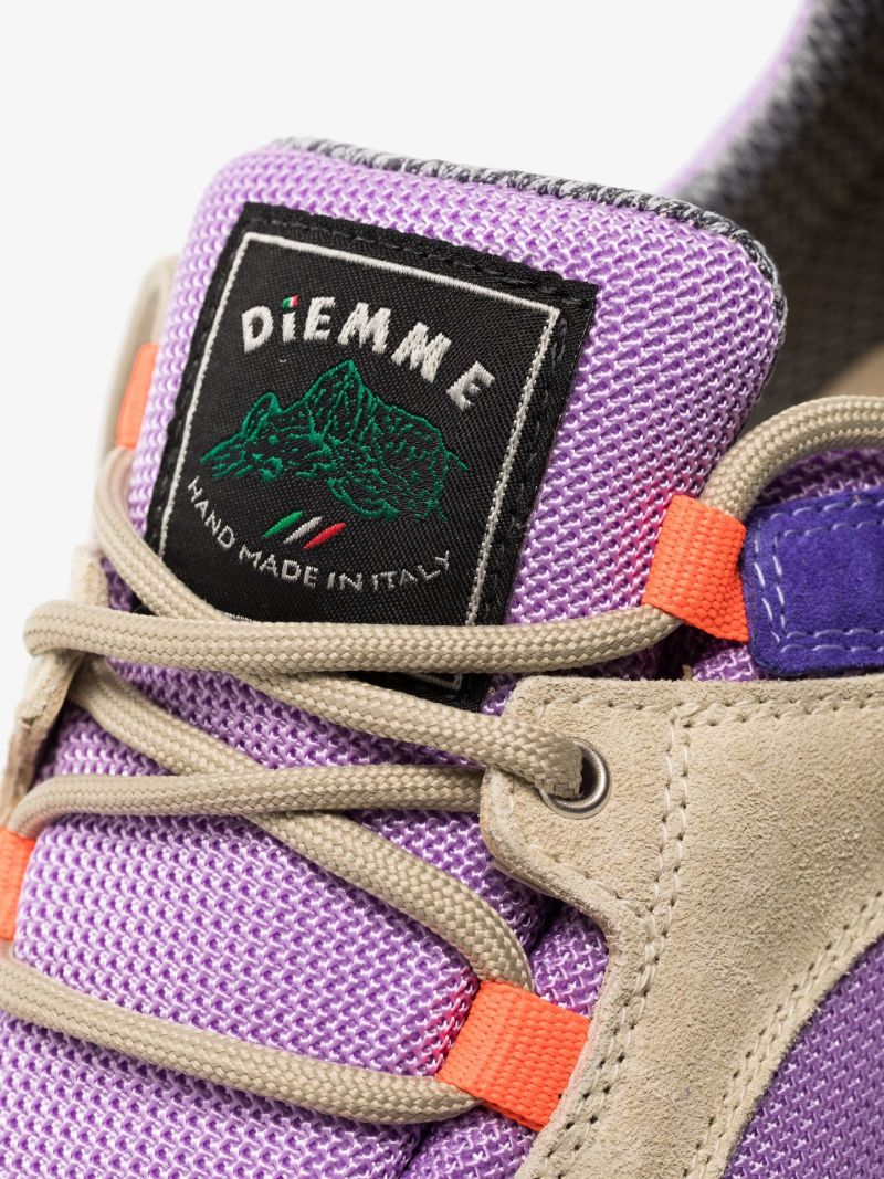Purple Grappa Hiker Low Top Suede Sneakers