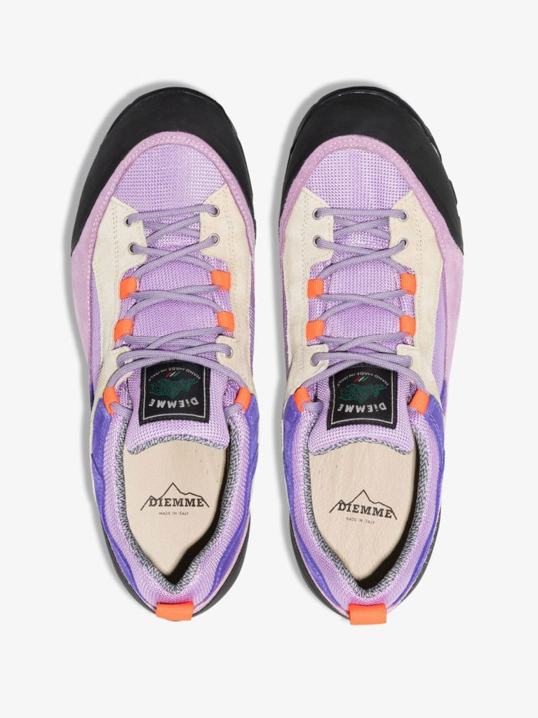 Purple Grappa Hiker Low Top Suede Sneakers