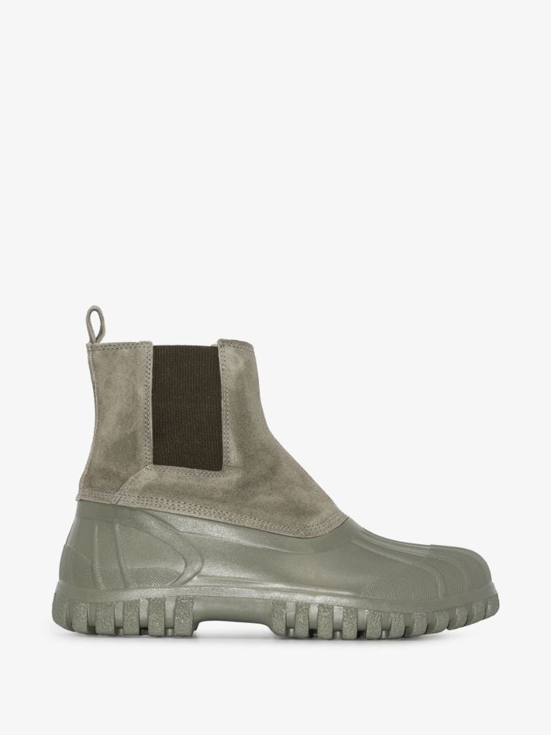 Green Balbi Suede Ankle Boots