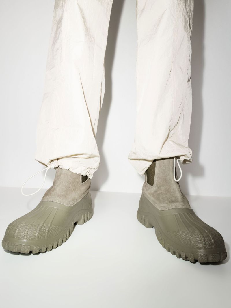 Green Balbi Suede Ankle Boots