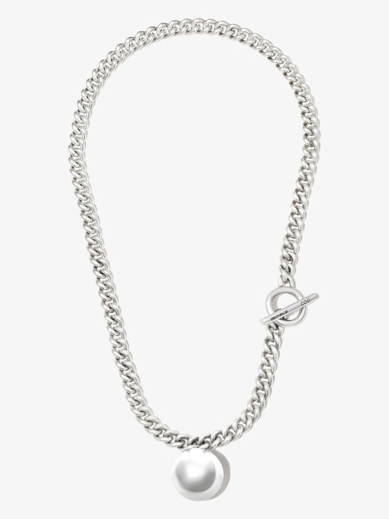Sterling Silver Heavy Ball Chain Necklace