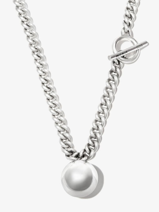 Sterling Silver Heavy Ball Chain Necklace