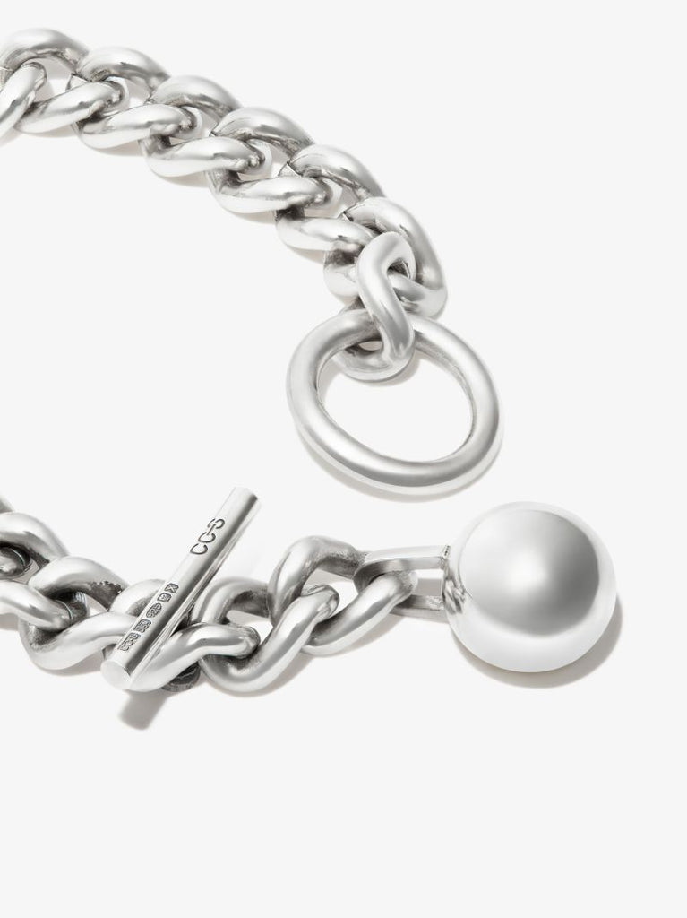 Sterling Silver Heavy Ball Chain Bracelet