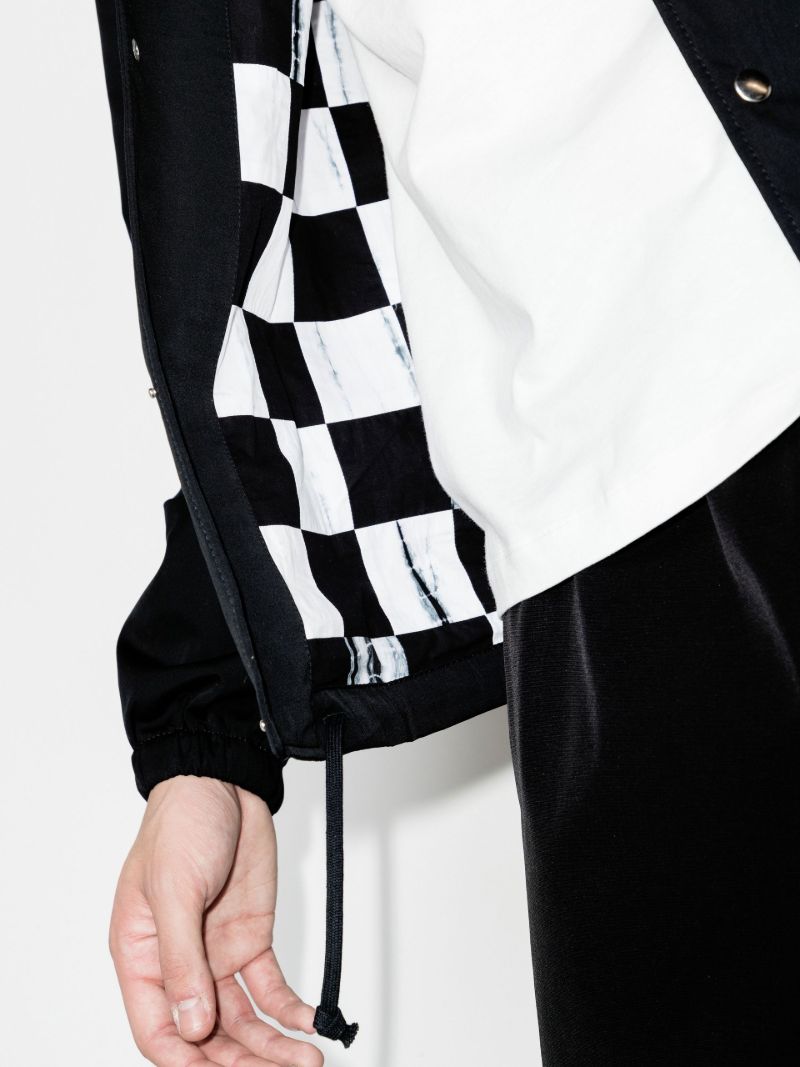 Reversible Checkerboard Shirt Jacket