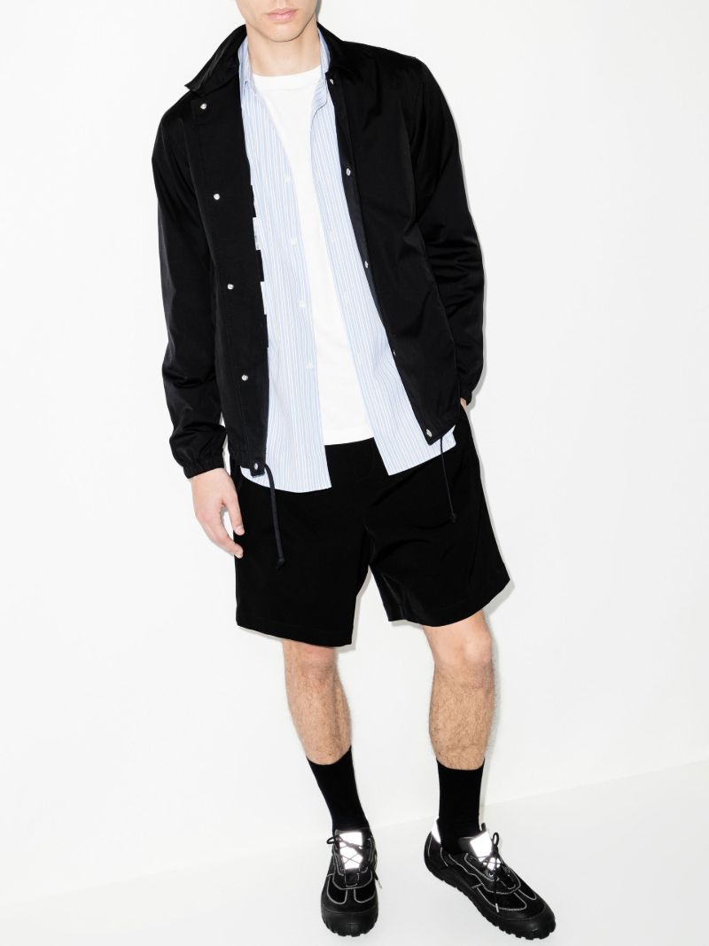 Reversible Checkerboard Shirt Jacket