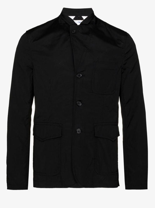 Unstructured Cotton Blazer