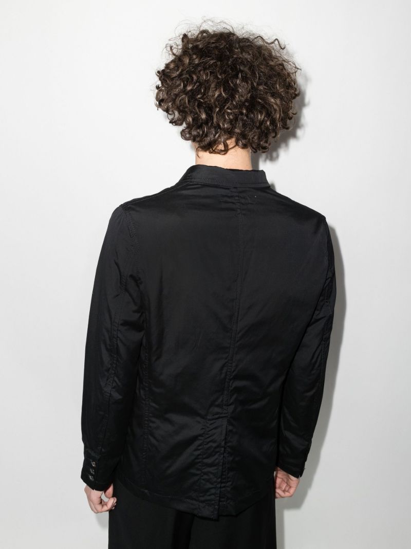 Unstructured Cotton Blazer