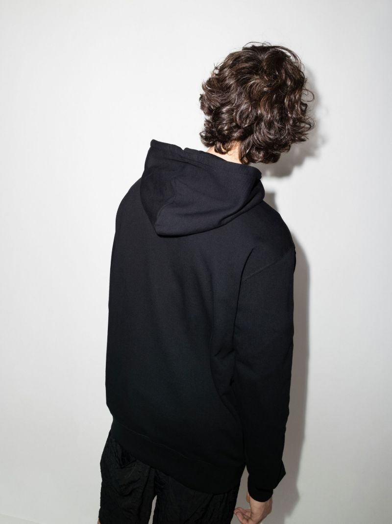 Eagle Print Cotton Hoodie