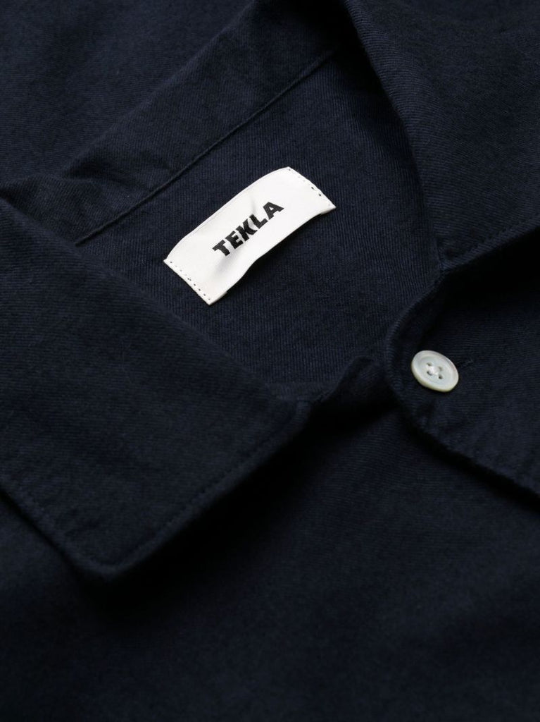 Blue Organic Cotton Pyjama Shirt