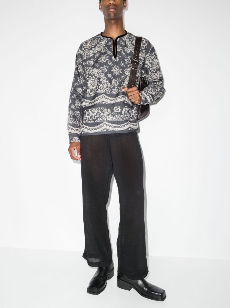 Reduced Straight Leg Trousers