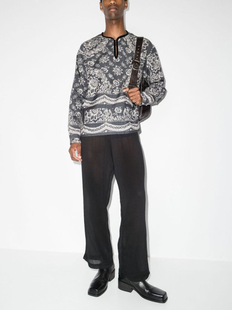 Reduced Straight Leg Trousers