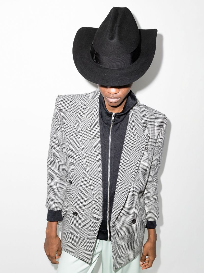 Black Felt Cowboy Hat