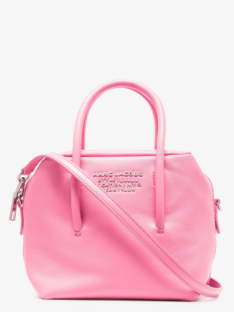 Pink the Duet Mini Leather Tote Bag