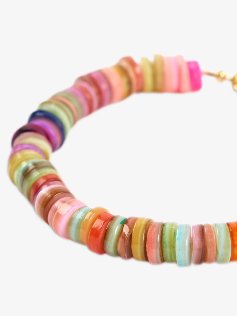 Multicolour Holiday Beaded Bracelet