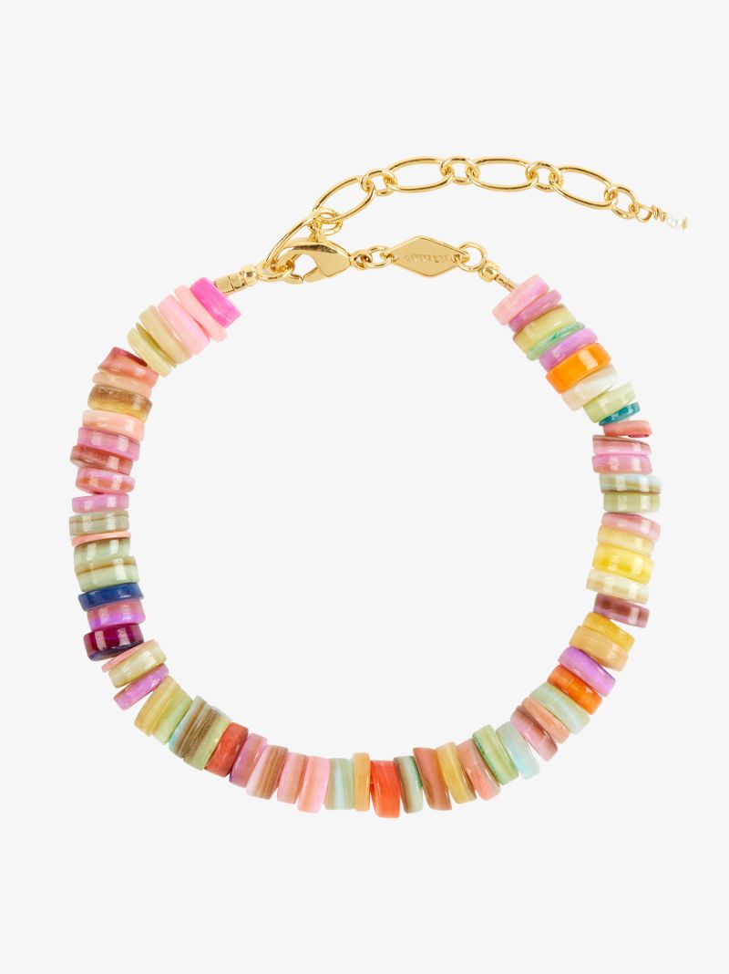 Multicolour Holiday Beaded Bracelet