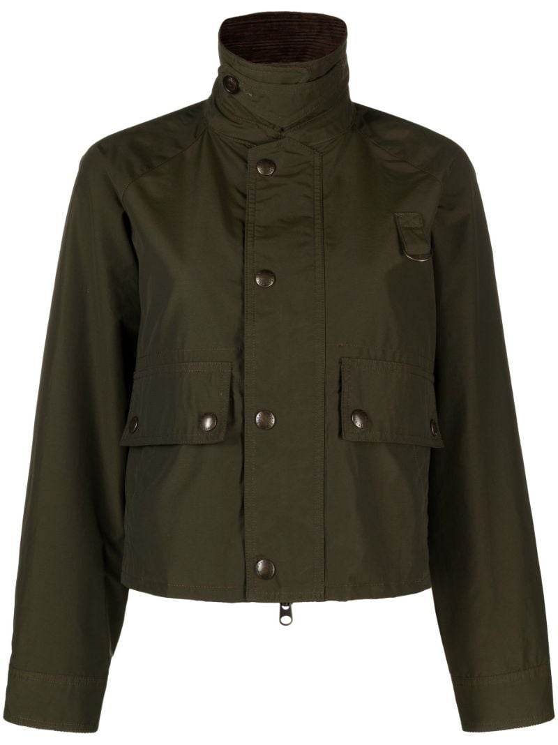 Green Cropped Utility Jacket