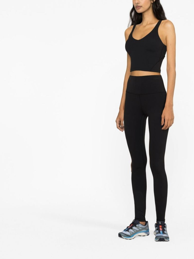 Black Align Cropped Yoga Tank Top