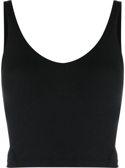 Black Align Cropped Yoga Tank Top