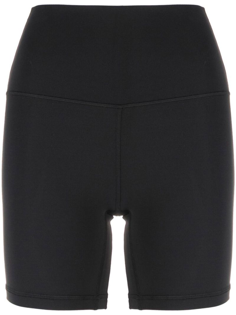 Black Align 8 Inch Yoga Shorts