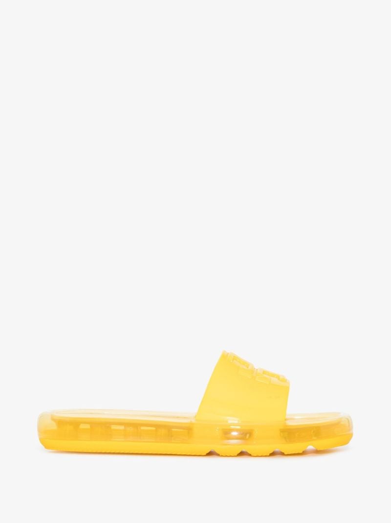Yellow Bubble Jelly Logo Slides