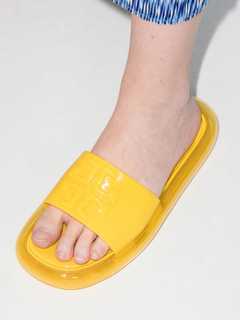 Yellow Bubble Jelly Logo Slides