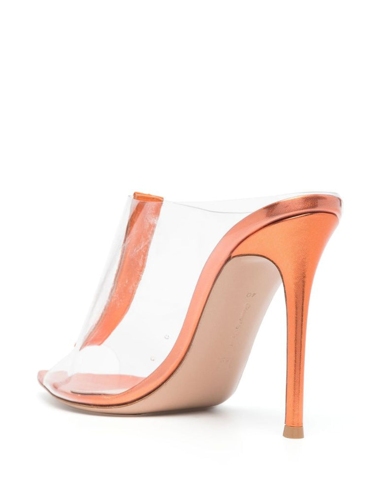 Orange 85 Embellished Sandals