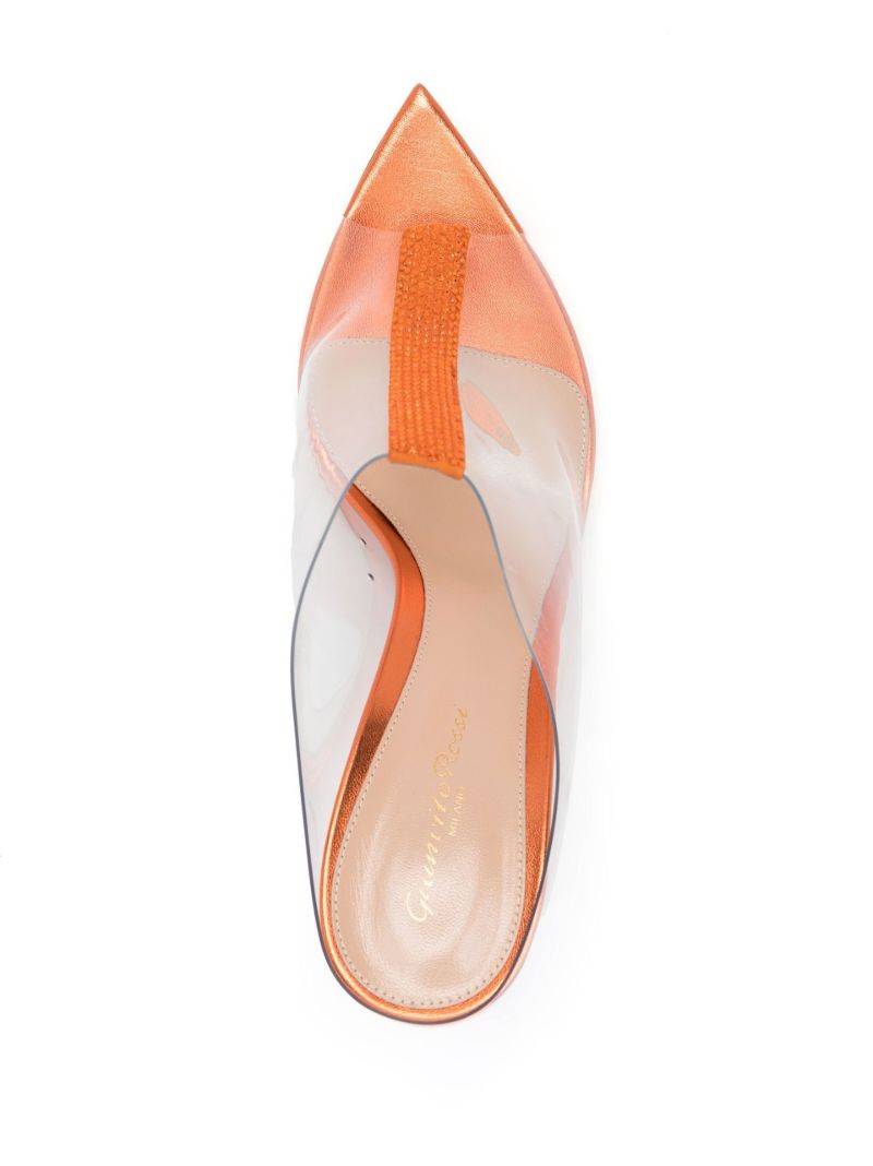Orange 85 Embellished Sandals
