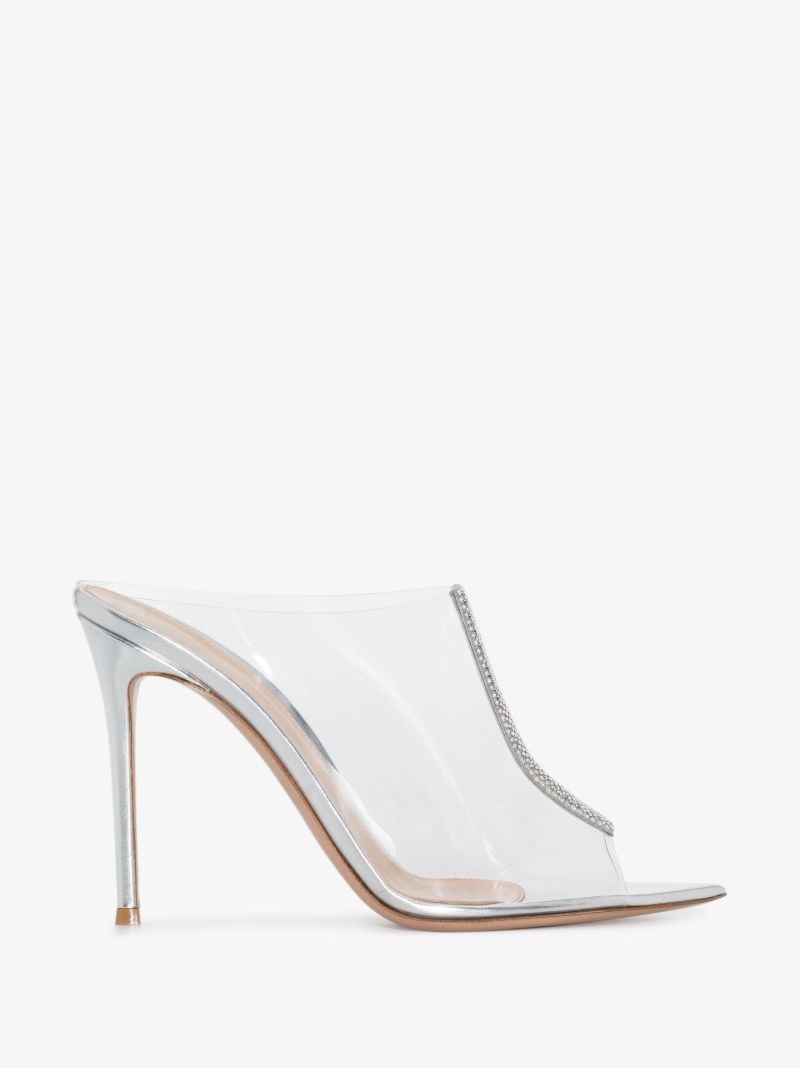 Neutral Sigma 120 Embellished Pvc Mules