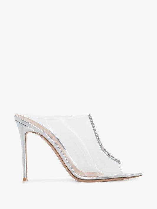 Neutral Sigma 120 Embellished Pvc Mules