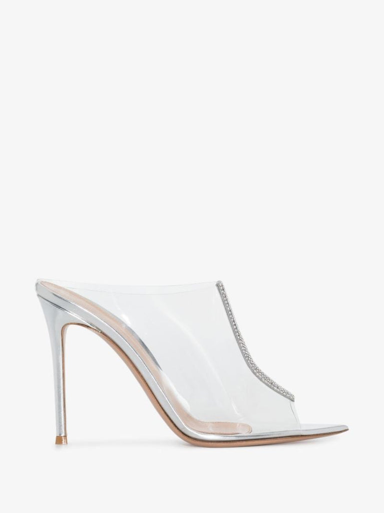Neutral Sigma 120 Embellished Pvc Mules