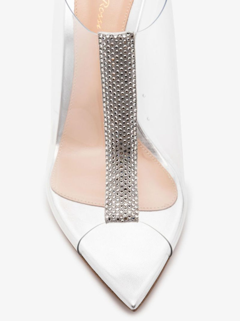 Neutral Sigma 120 Embellished Pvc Mules