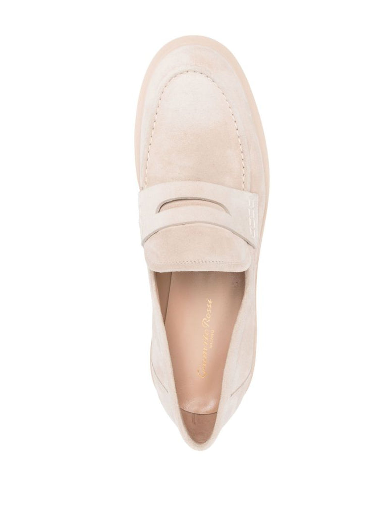 Neutral Harris Suede Chelsea Boots